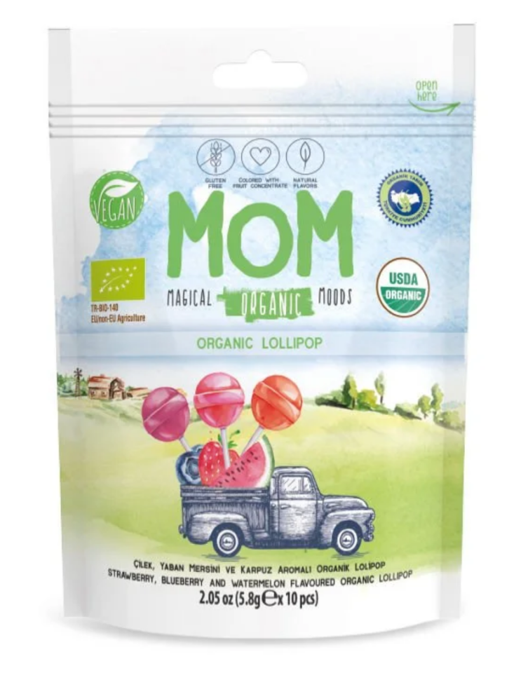 MOM C Vitaminli Organik Lolipop