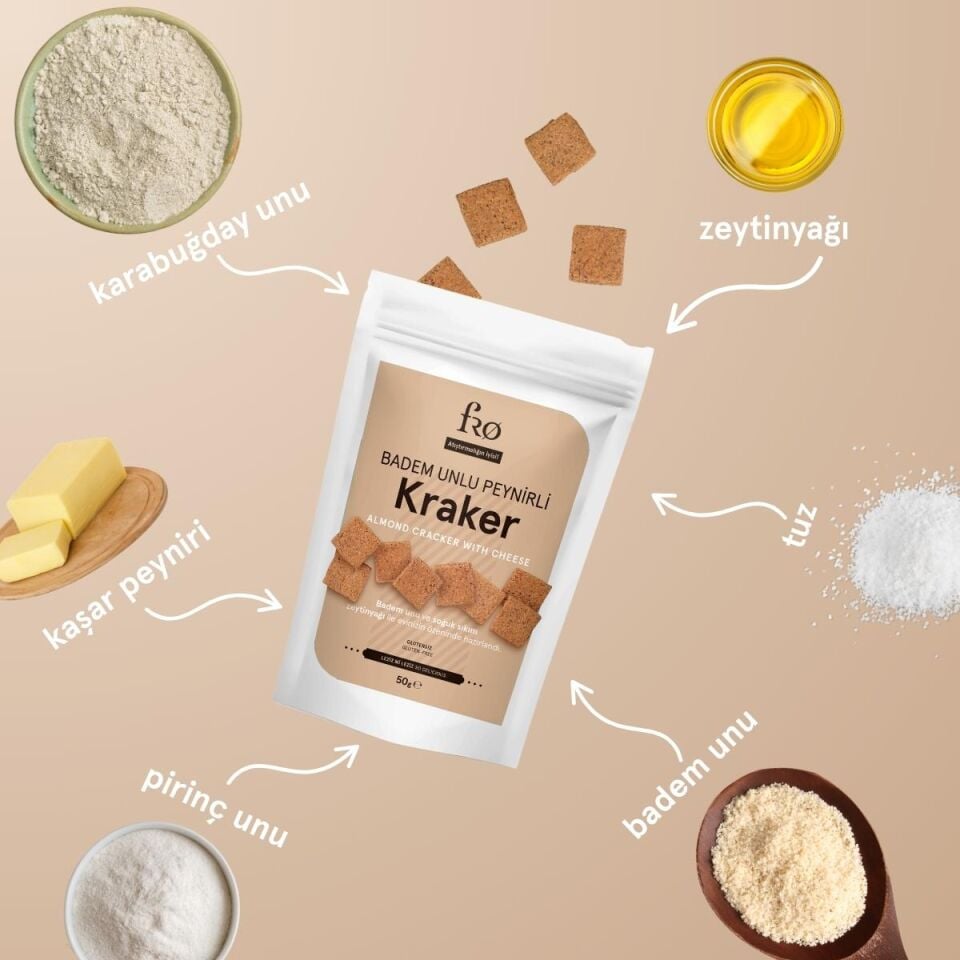 Fro Badem Unlu Peynirli Kraker