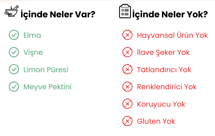 MEYVE BARI ELMA VİŞNE