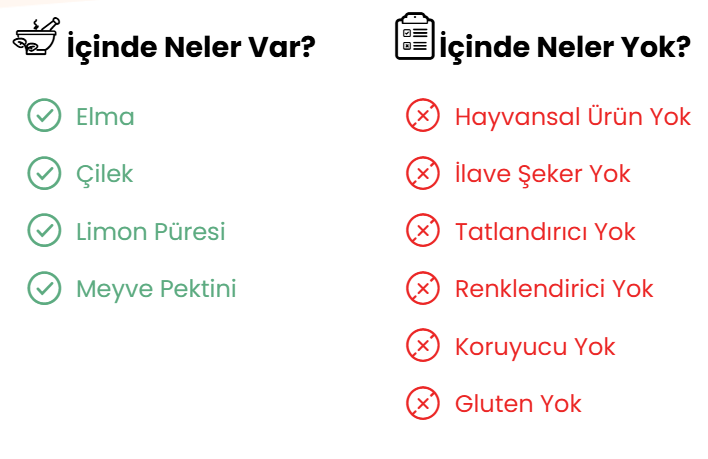 MEYVE BARI ELMA ÇİLEK