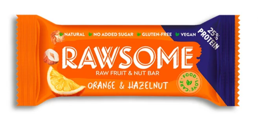 Portakal ve Fındıklı Vegan Protein Bar