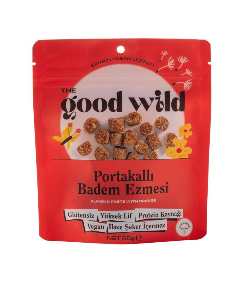 GOOD WILD Portakallı Badem Ezmesi 55 gr