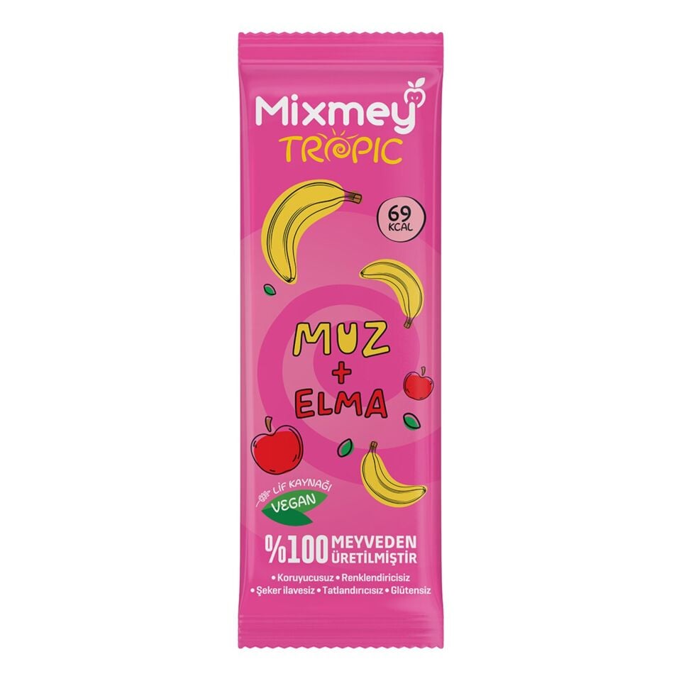 MIXMEY Meyve Barı Tropic Muz & Elma 20 gr