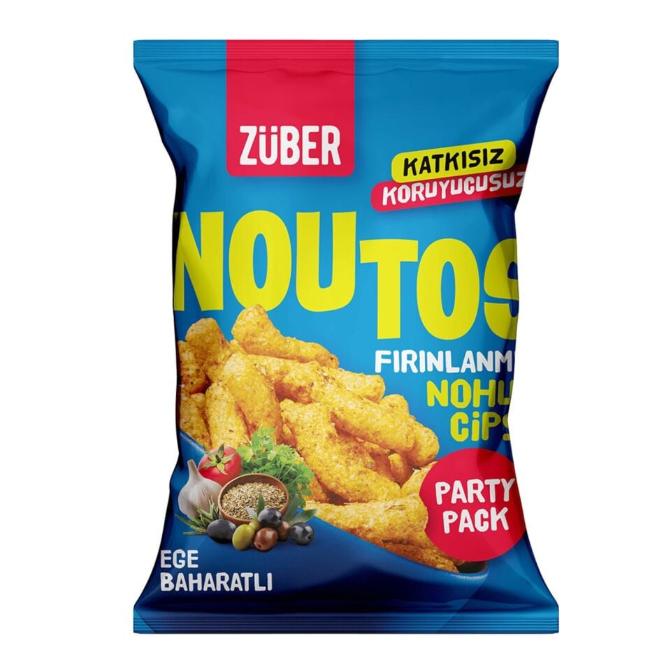 ZÜBER Noutos Ege Baharatlı Nohut Cipsi 55 gr