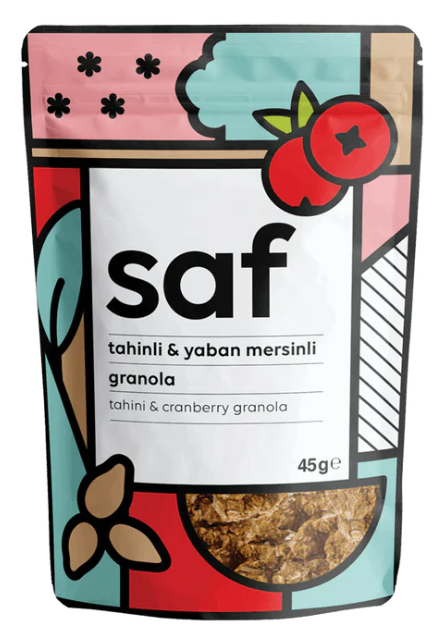 Tahinli Yaban Mersinli Granola