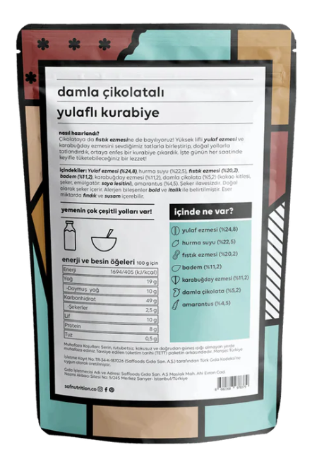 Damla Çikolatalı Kurabiye