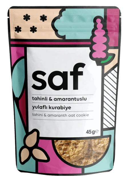 Tahinli & Amarantlı Yulaflı Kurabiye