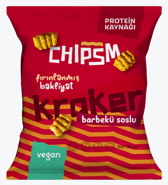 CHIPSM Barbekü Soslu Bakliyat Kraker 30 gr