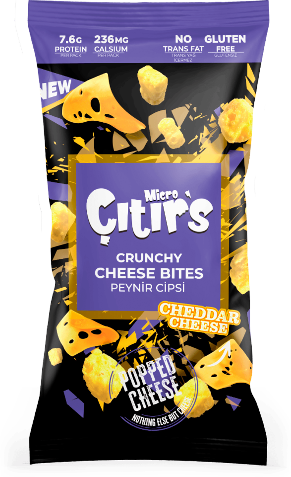MICRO ÇITIR'S Cheddar Peynir Cipsi 20 gr