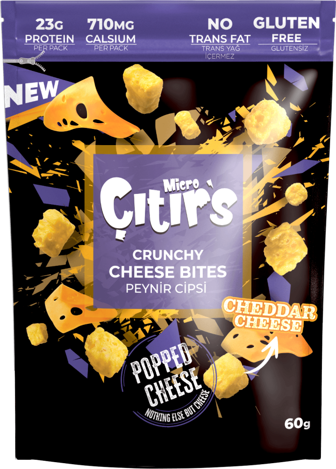 MICRO ÇITIR'S Cheddar Peynir Cipsi 60 g