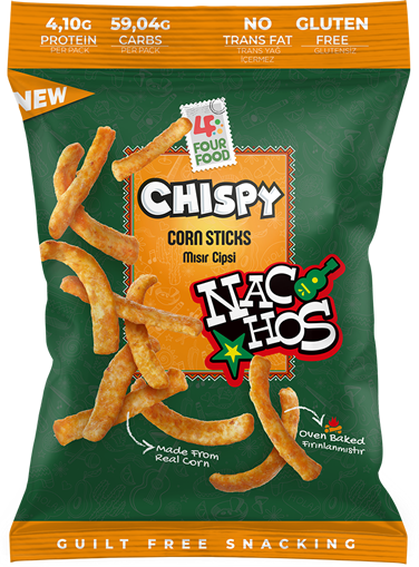 CHISPY Nachos Çeşnili Mısır Cipsi 60 gr