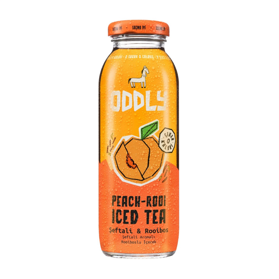 ODDLY Peachrooi Siyahçay Şeftali Rooibos Ice Tea 250 ml