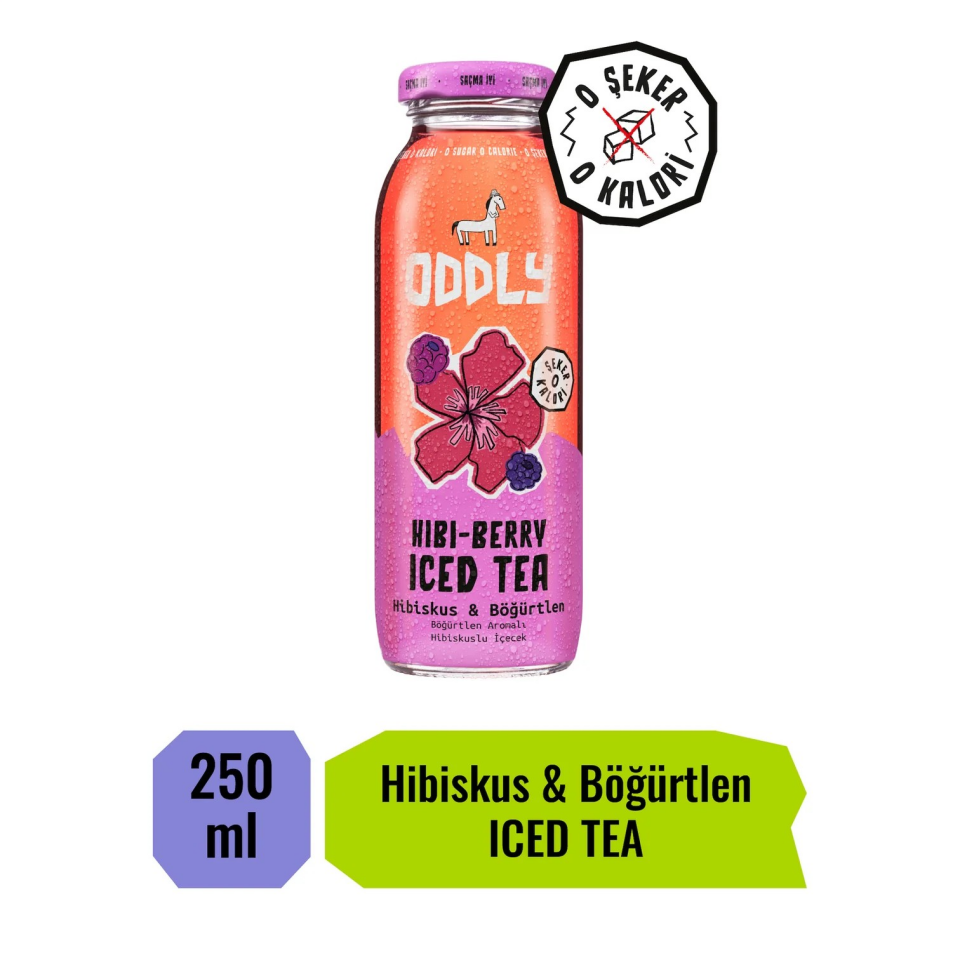 ODDLY Hibiberry Hibiscus Böğürtlen Ice Tea 250 ml