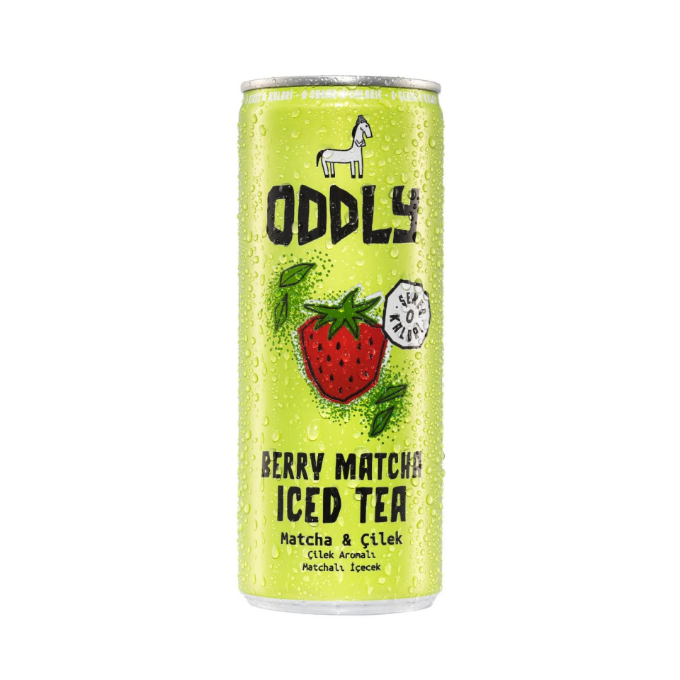 ODDLY Berry Matcha Çilek Ice Tea 250 ml